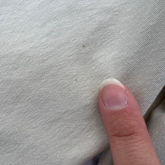 Sorel Button Up Twill Jacket Womens Size Medium Garden Beige Canvas Denim - Picture 7 of 7